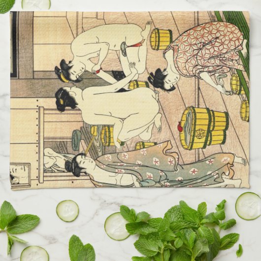 Badeanstalt 1780 handtuch (Gefaltet)