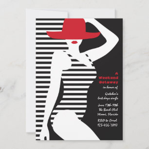 Badeanzug-Einladung Einladung