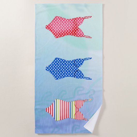 Badeanzug Strandtuch (Vorderseite)