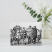 Badeanzug-Wettbewerb 2 Postkarte (Stehend Vorderseite)