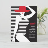 Badebeauty-Einladung Einladung (Stehend Vorderseite)