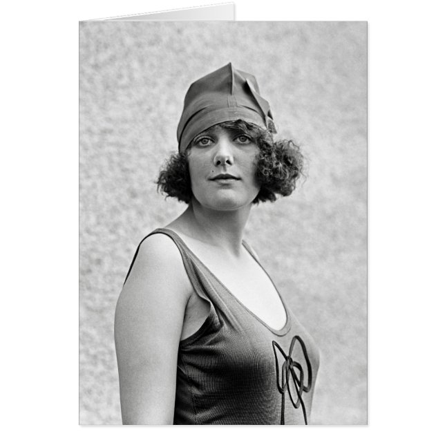 Badebeauty-Portrait, 1922 (Vorne)