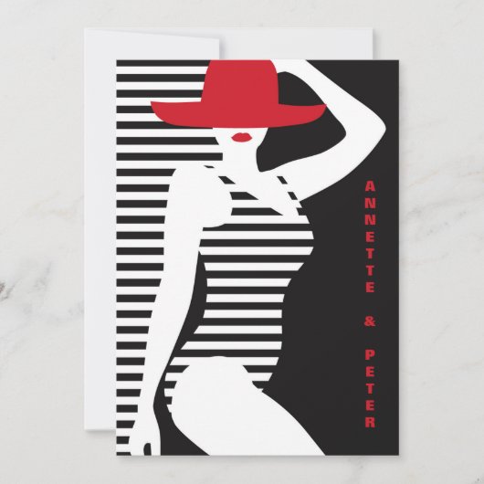 Badebekleidung 2 Einladung (Vorderseite)