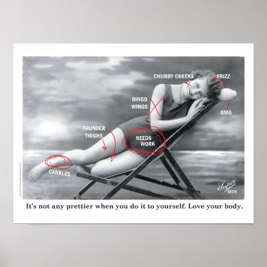 Badebekleidung Poster (Vorne)