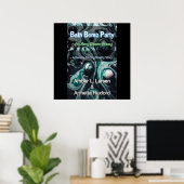 Badebomben-Party-Cover Poster (Heimbüro)