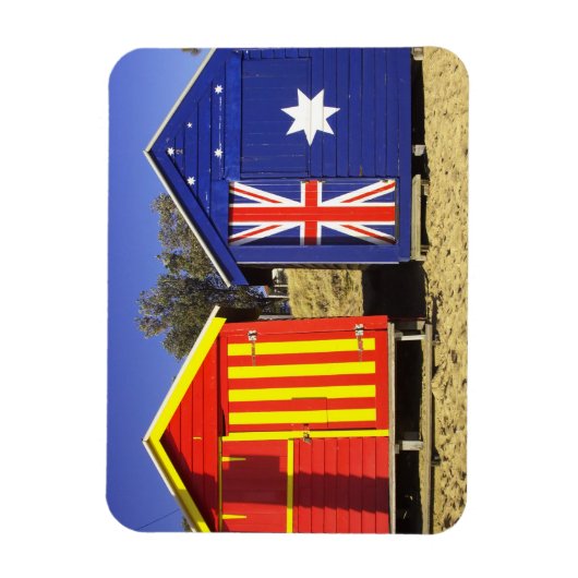 Badeboxen, Middle Brighton Beach, Port 2 Magnet (Vertikal)