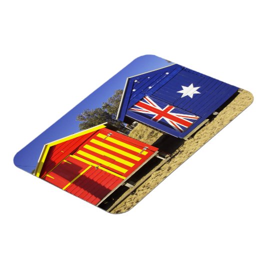 Badeboxen, Middle Brighton Beach, Port 2 Magnet (Linke Seite)