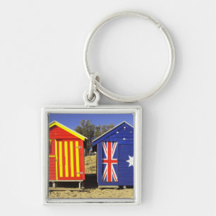 Badeboxen, Middle Brighton Beach, Port 2 Schlüsselanhänger