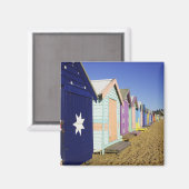 Badeboxen, Middle Brighton Beach, Port Magnet (Vorderseite/Rückseite)