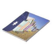 Badeboxen, Middle Brighton Beach, Port Notizblock (Rotiert)