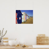 Badeboxen, Middle Brighton Beach, Port Poster (Küche)