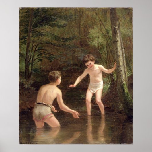 Badeboys, 1873 poster (Vorne)