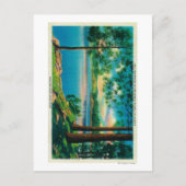 Badebucht am Arrowhad-See Postkarte (Vorderseite)