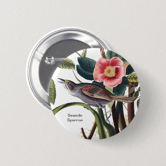 Badebucht, Audubon Birdwatcher Seebadefinale Button (Vorne & Hinten)