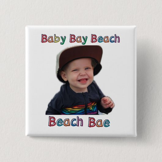 Badebucht Button (Vorderseite)