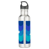 Badedesign Wasserflasche Edelstahlflasche (Rückseite)