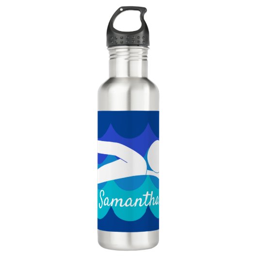 Badedesign Wasserflasche Edelstahlflasche (Vorderseite)