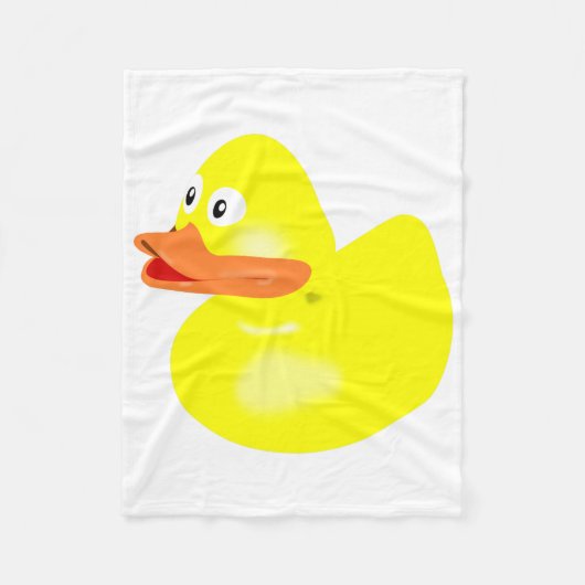 Badeente Fleecedecke (Vorderseite)