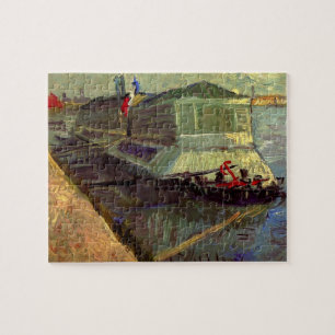 Badefloß an der Seine Asniere von Vincent van Gogh Puzzle