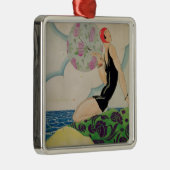 Badegast, c.1925 silbernes ornament (Rechts)