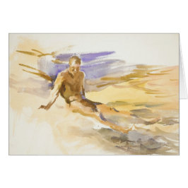 Badegast in Florida, 1917