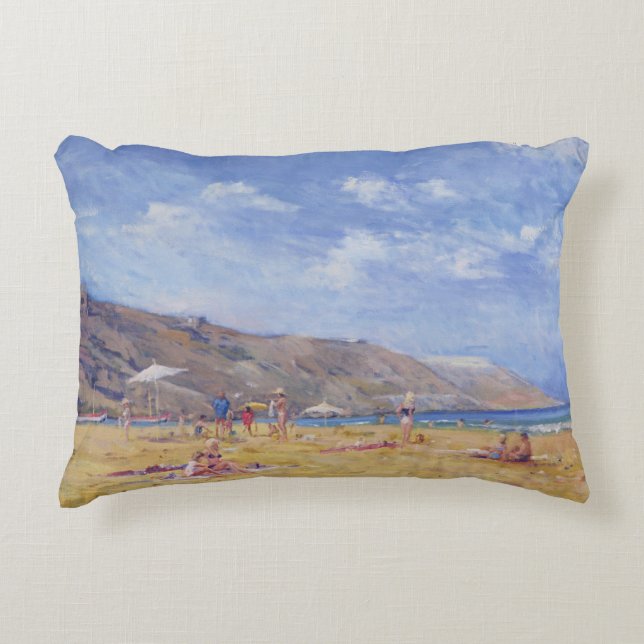 Badegäste Gozo Zierkissen (Vorderseite)