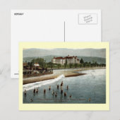 Badegäste, Hotel Potter, Santa Barbara CA, 1908 Postkarte (Vorne/Hinten)