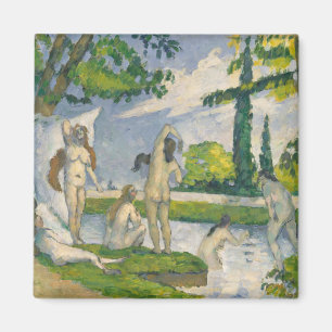 Badegäste Pauls Cezanne Magnet
