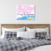 Badegelbe Ente Leinwanddruck (Insitu (Schlafzimmer))