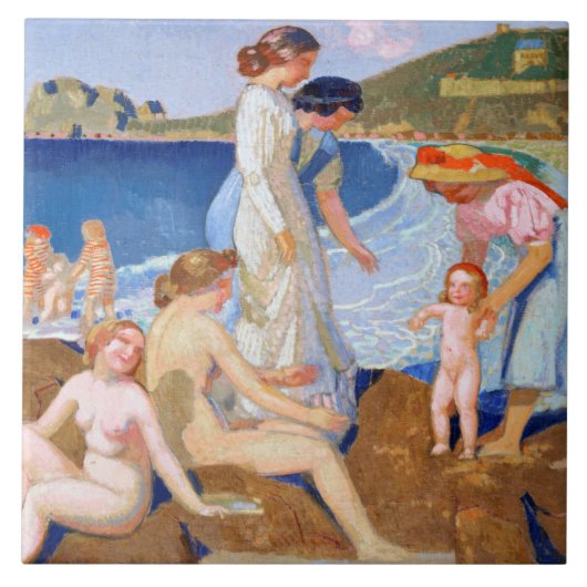 Badegewässer, Maurice Denis Fliese (Vorderseite)