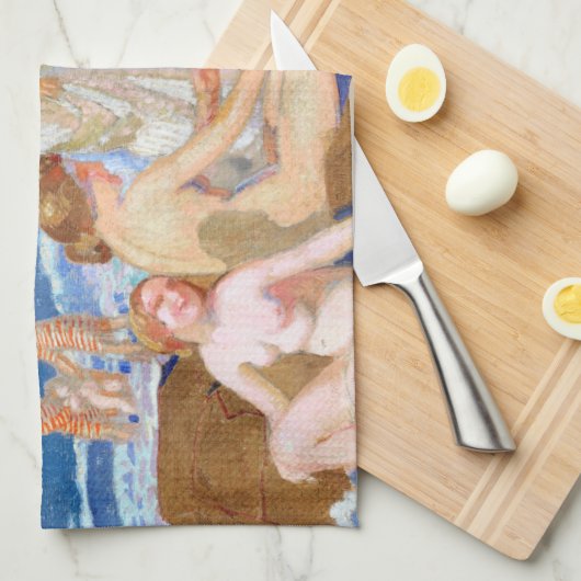 Badegewässer, Maurice Denis Geschirrtuch (Viertel Falte)