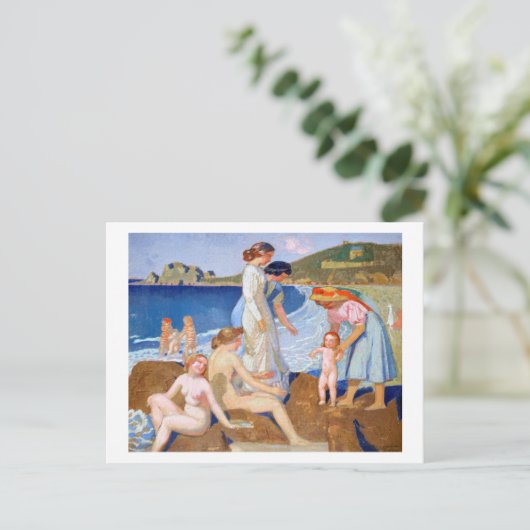 Badegewässer, Maurice Denis Postkarte (Stehend Vorderseite)