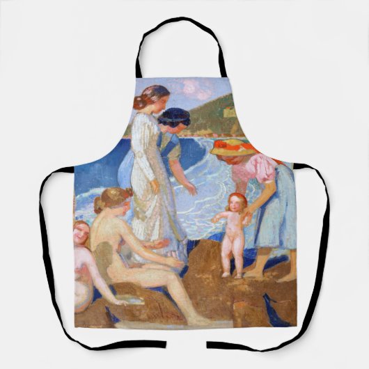 Badegewässer, Maurice Denis Schürze (Vorderseite)