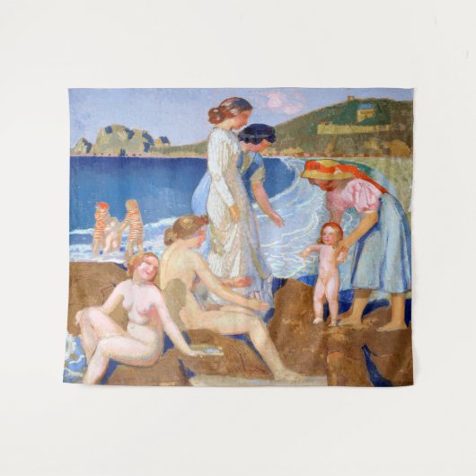 Badegewässer, Maurice Denis Wandteppich (Vorderseite (Horizontal))