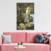 Badegruppe von 1914 leinwanddruck (Insitu (Wohnzimmer))