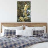 Badegruppe von 1914 leinwanddruck (Insitu (Schlafzimmer))