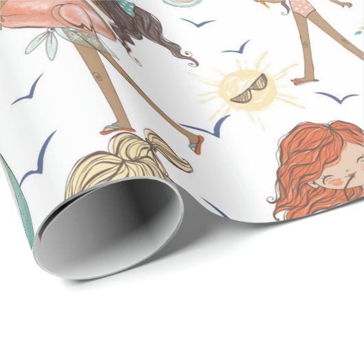 Badehandtasche Geschenkpapier (Rolleneckpunkt)