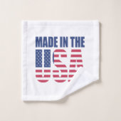 Badehandtuch aus den USA Badhandtuch Set (Waschlappen)