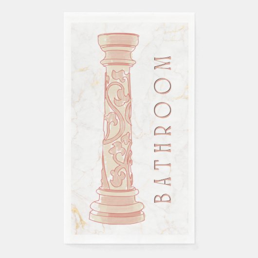 Badehandtuch aus Papier Serviette (Vorderseite)