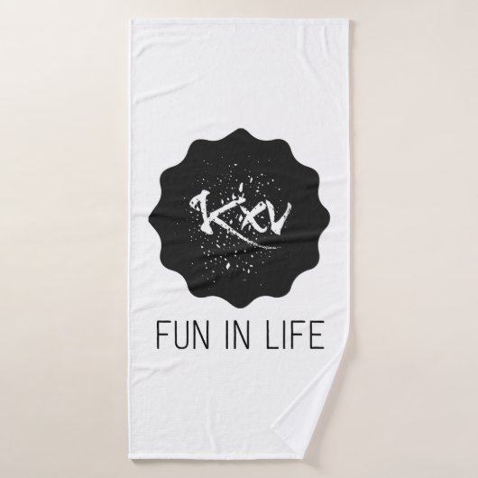 Badehandtuch Fun in Life (Badehandtuch)