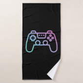 Badehandtuch, Gaming, Controller, für Gamer Badehandtuch (Badehandtuch)