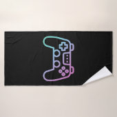 Badehandtuch, Gaming, Controller, für Gamer Badehandtuch (Badehandtuch)