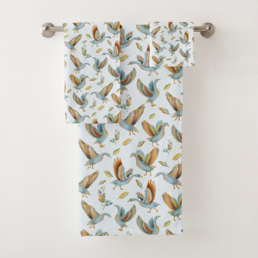 Badehandtuch Gänse Badhandtuch Set (Insitu)