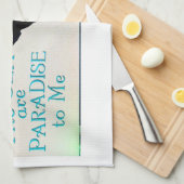 Badehandtuch Geschirrtuch (Viertel Falte)