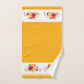 Badehandtuch im Blumenwasser Set (Handtuch)