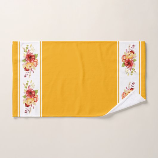 Badehandtuch im Blumenwasser Set (Handtuch)