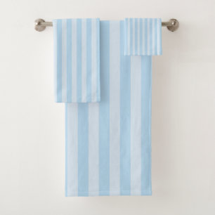 Badehandtuch mit blauen Streifen Badhandtuch Set