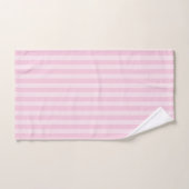 Badehandtuch mit rosa Streifen Badhandtuch Set (Handtuch)
