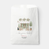 Badehaube Babydusche Papiertüte Geschenktütchen (Vorderseite)