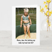 Badekappe Karte (Gelbe Blume)